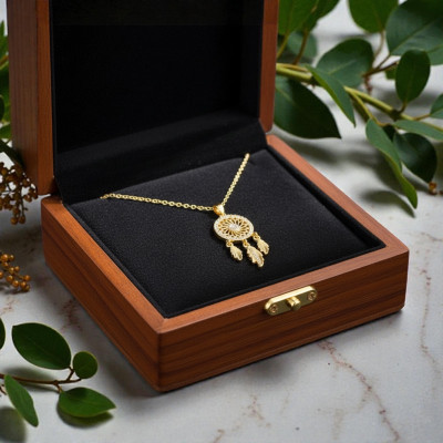 Gargantilla Atrapasueños Oro 10k