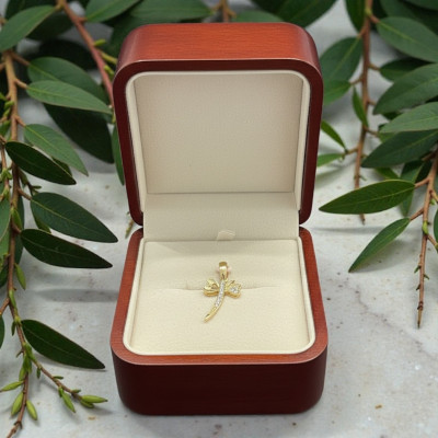 Dije Libélula Anís Oro 10k