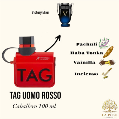 Tag uomo Rosso