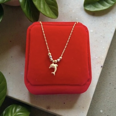 Gargantilla Delfín Oro 10k